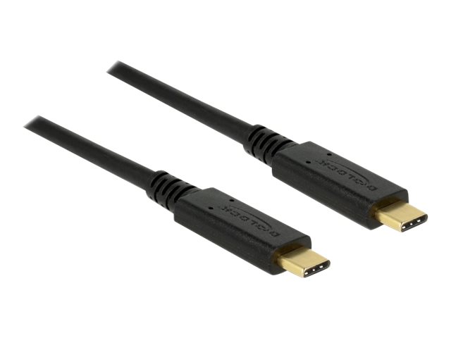 Delock USB Type-C kabel 50cm Sort