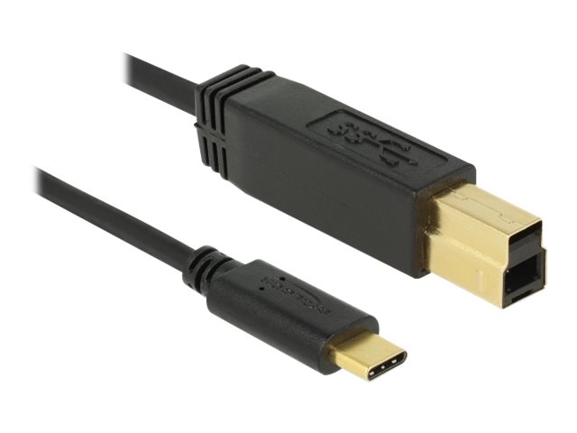 Delock USB Type-C kabel 50cm Sort