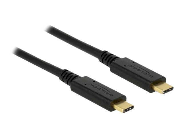 Delock USB Type-C kabel 3m Sort
