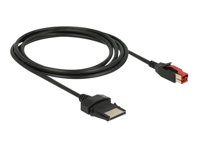 Delock Forstærket USB kabel 2m Sort