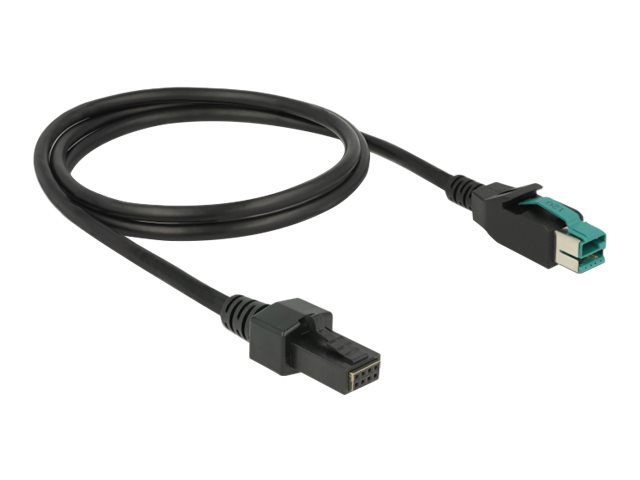 Delock Forstærket USB kabel 1m Sort