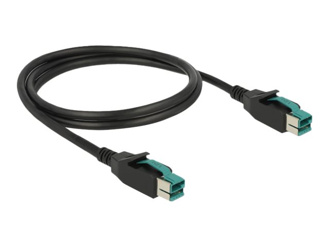 Delock Forstærket USB kabel 1m Sort