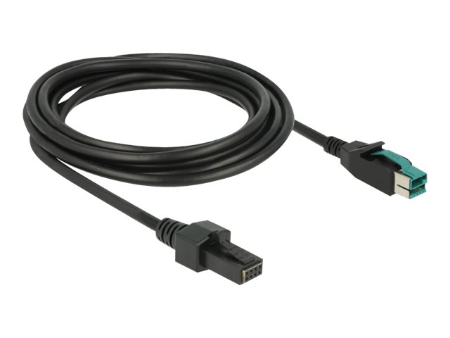 Delock Forstærket USB kabel 3m Sort