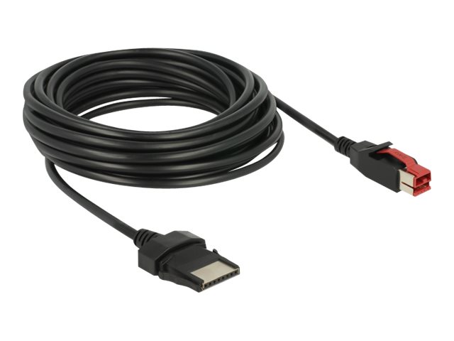 Delock Forstærket USB kabel 5m Sort