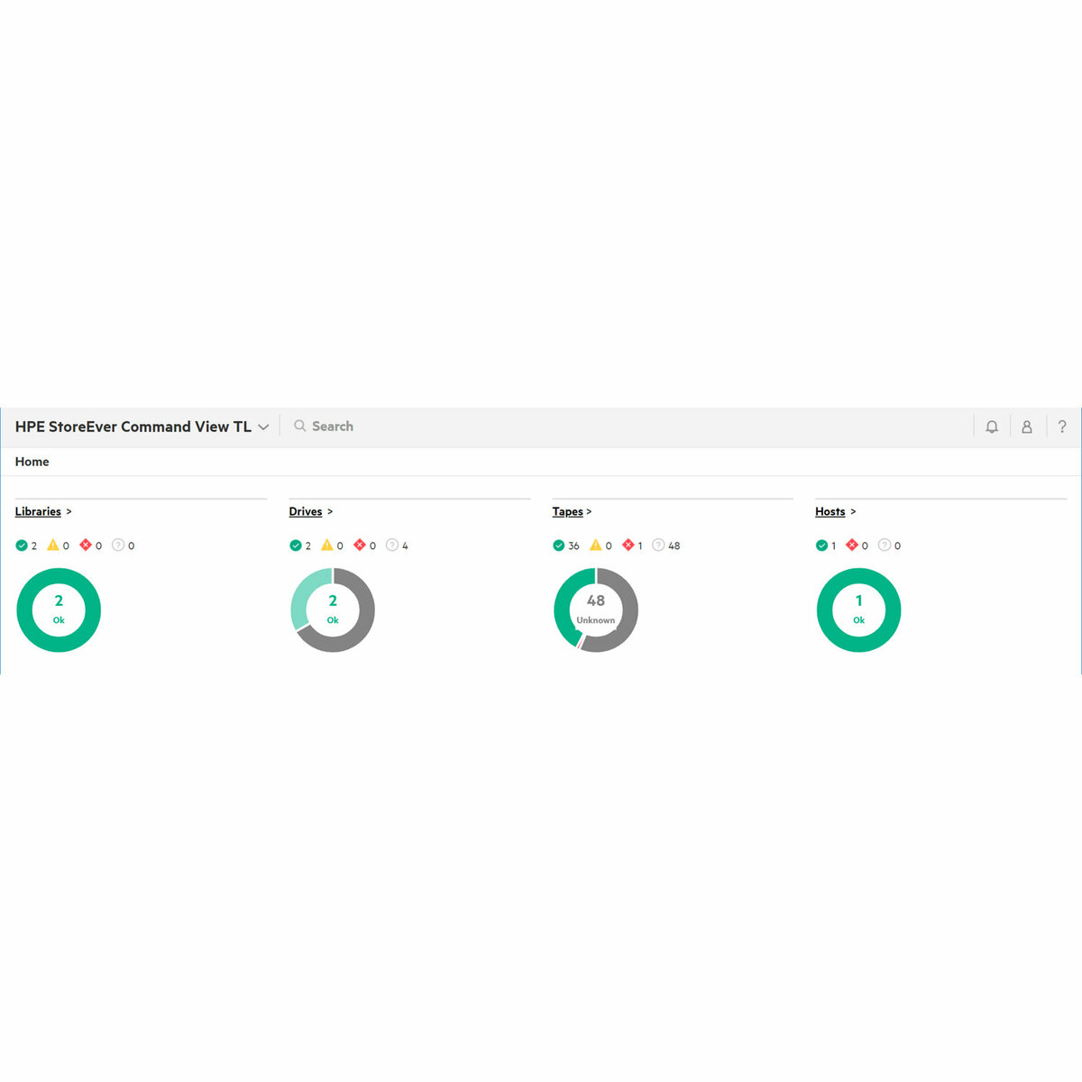 HPE StoreEver Data Verification Netværksprogrammer