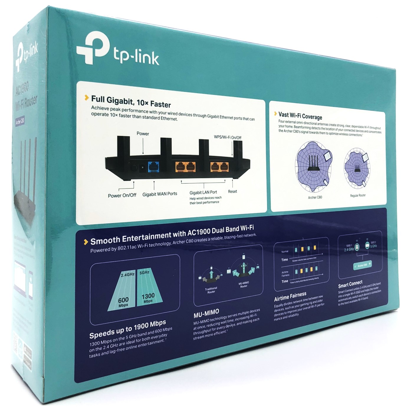 TP-Link Archer C80 V1 Trådløs router