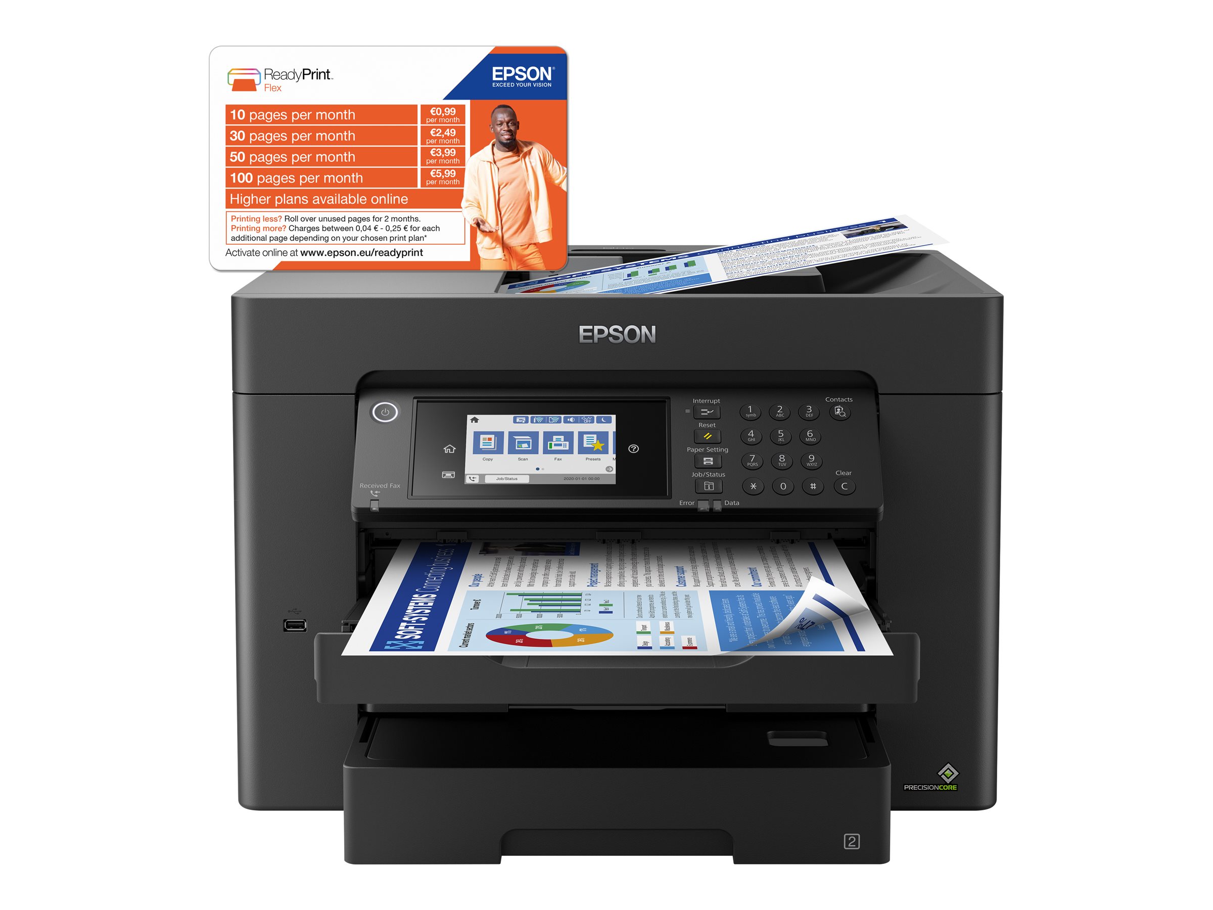 Epson WorkForce WF-7840DTWF Blækprinter