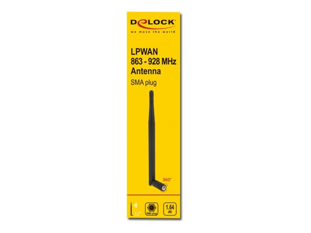DeLOCK Antenne 17cm Sort