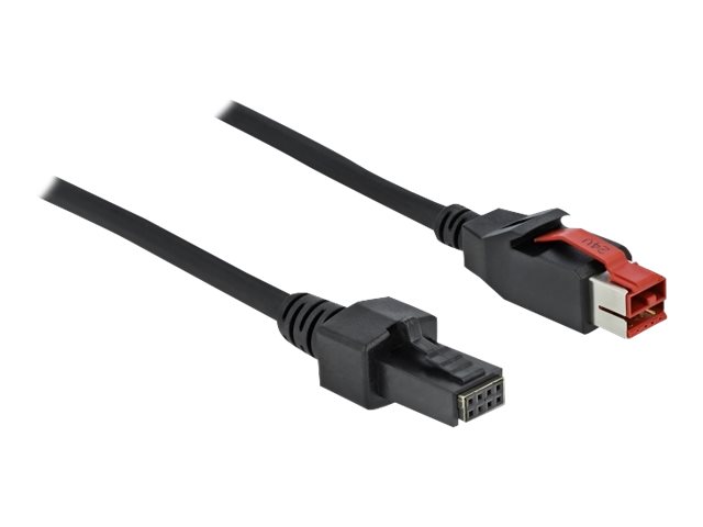 Delock Forstærket USB kabel 2m Sort