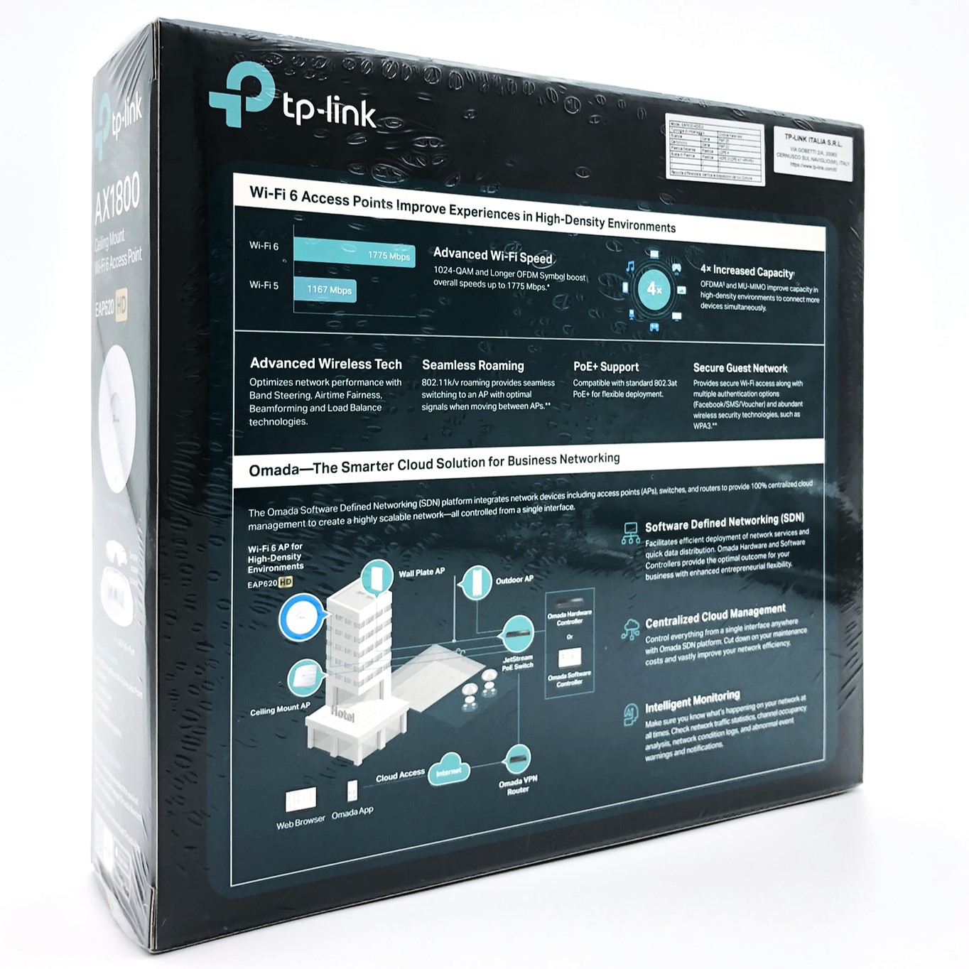 TP-Link EAP620 HD Trådløs forbindelse Hvid