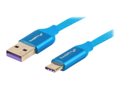 Lanberg USB Type-C kabel 1.8m Blå