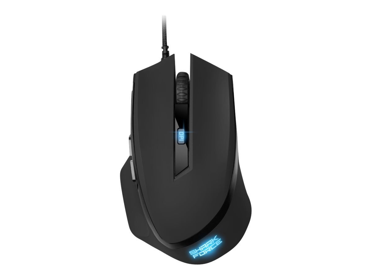 Sharkoon SHARK Force II Optisk Kabling Sort