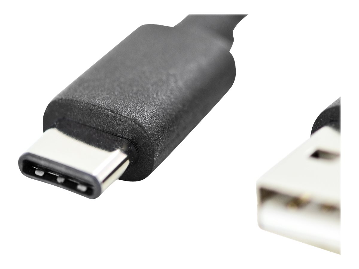 DIGITUS USB Type-C kabel 1m Sort