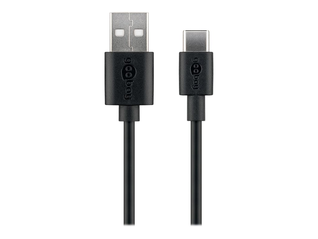 goobay USB Type-C kabel 10cm Sort
