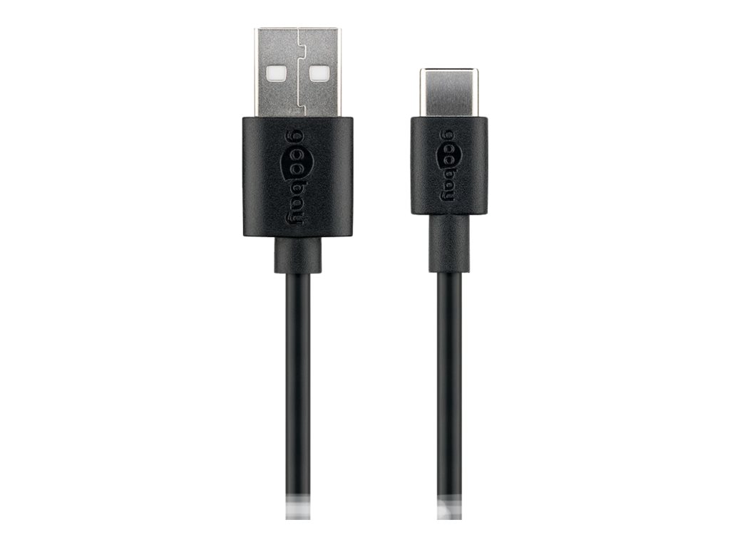 goobay USB Type-C kabel 50cm Sort