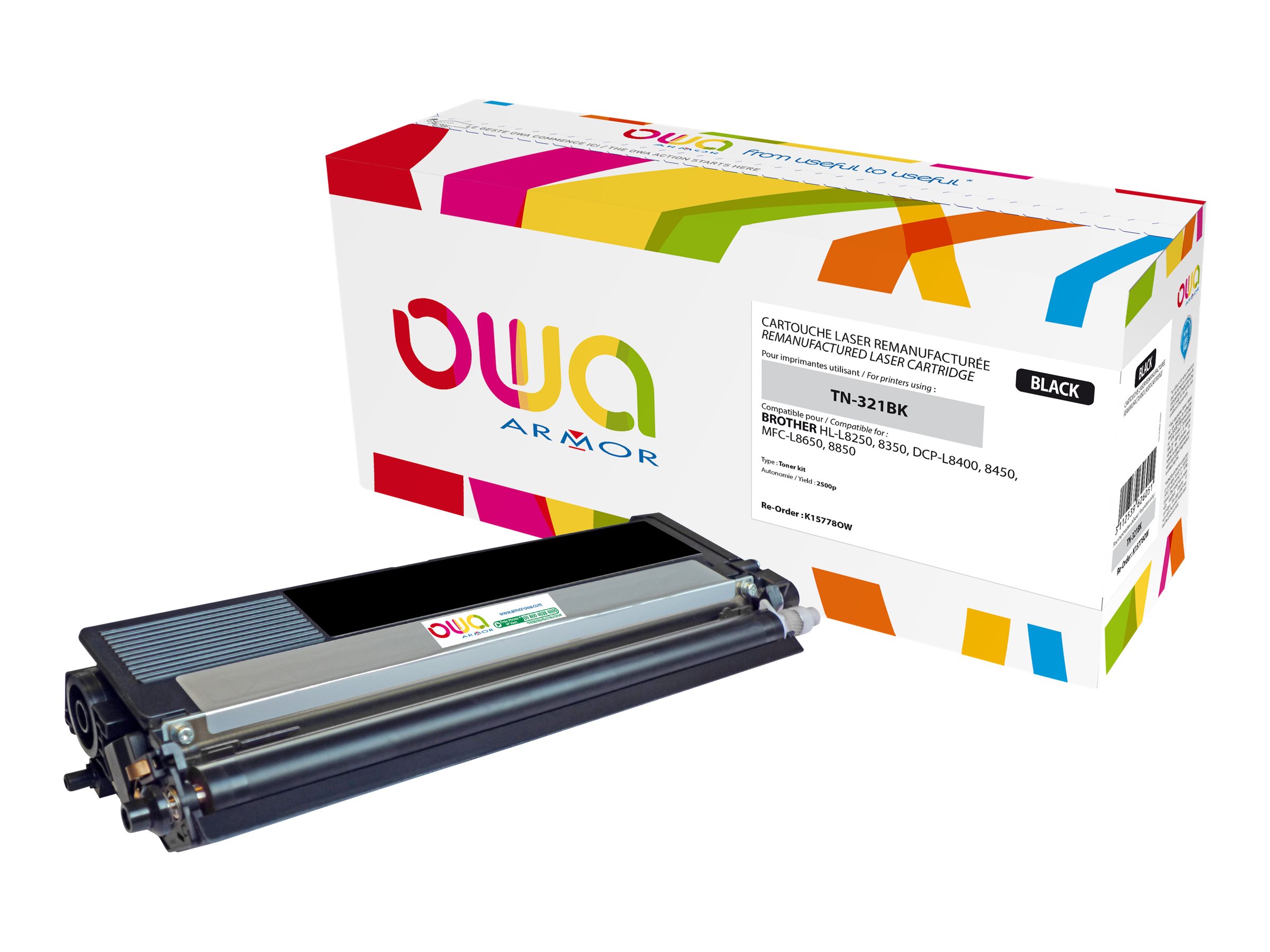 OWA Sort 2500 sider