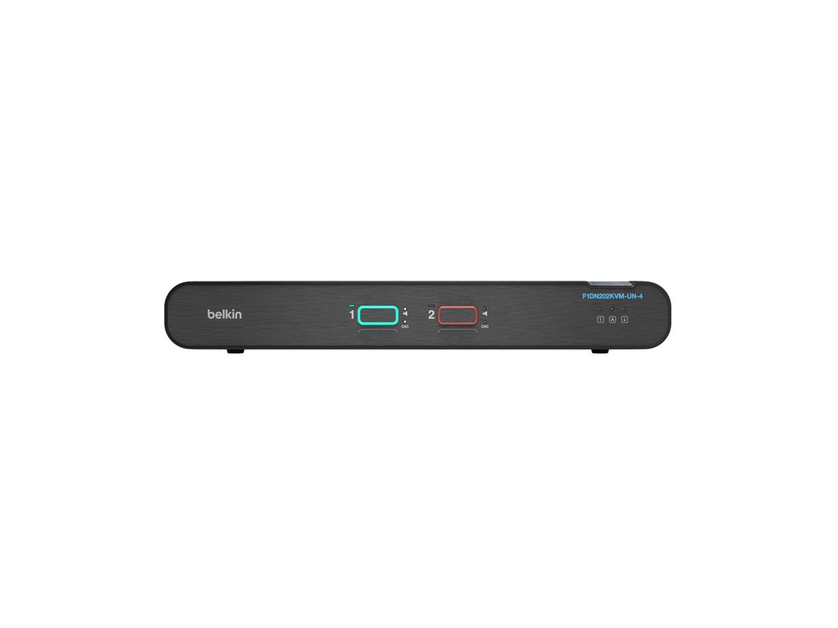 Belkin Universal Secure Dual-Head KVM / audio-switch Desktop