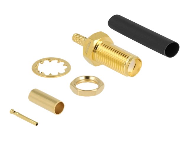 Delock - Antenne-konnektor - SMA (R) - 8 mm - RG-174/RG-316