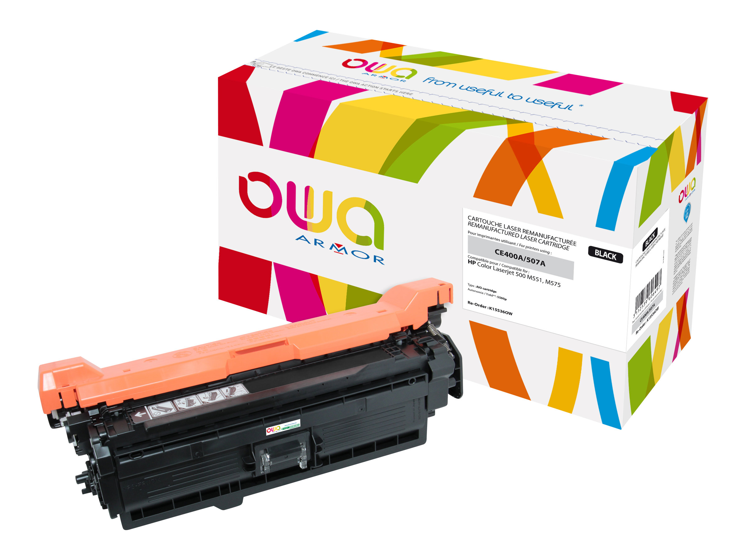 OWA Sort 5500 sider