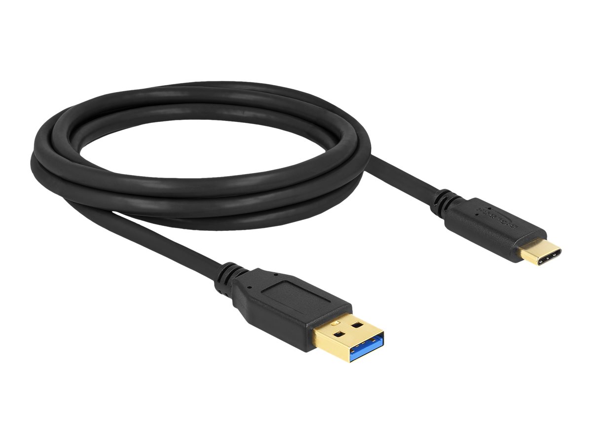 Delock USB Type-C kabel 2m Sort