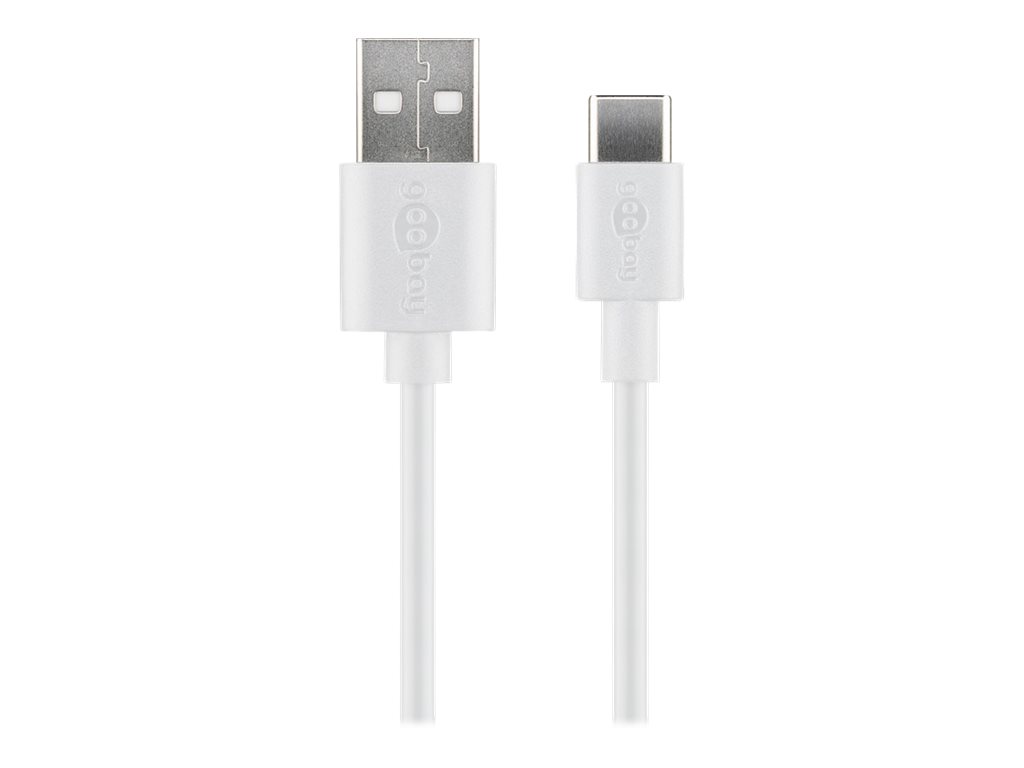 goobay USB Type-C kabel 3m Hvid