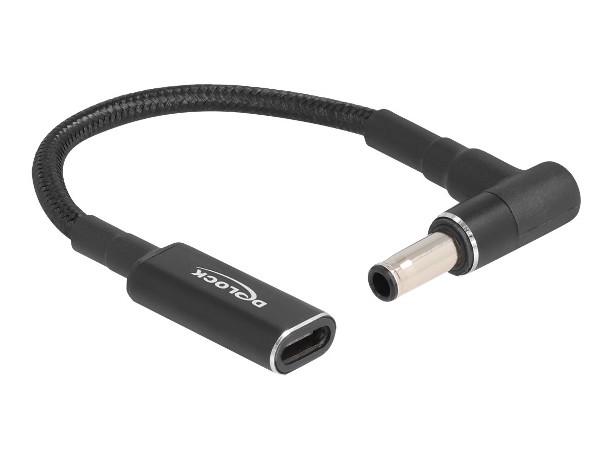 Delock Strømforsyningsadapter 15cm Sort