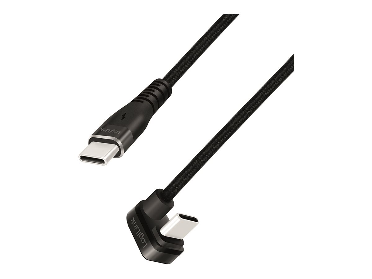LogiLink USB 2.0 USB Type-C kabel 3m Sort
