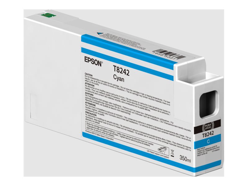 Epson T8242 Cyan Blæk