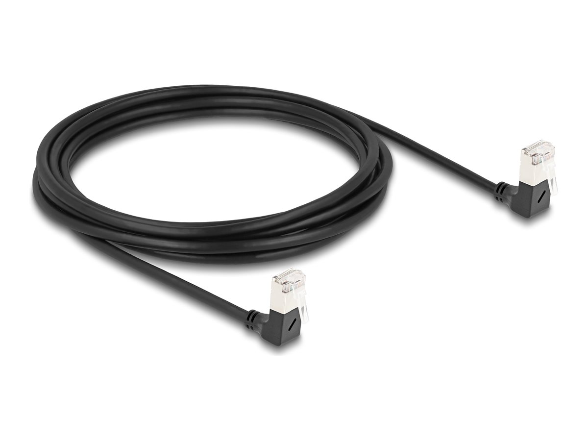DeLOCK CAT 6a S/FTP 3m Patchkabel Sort