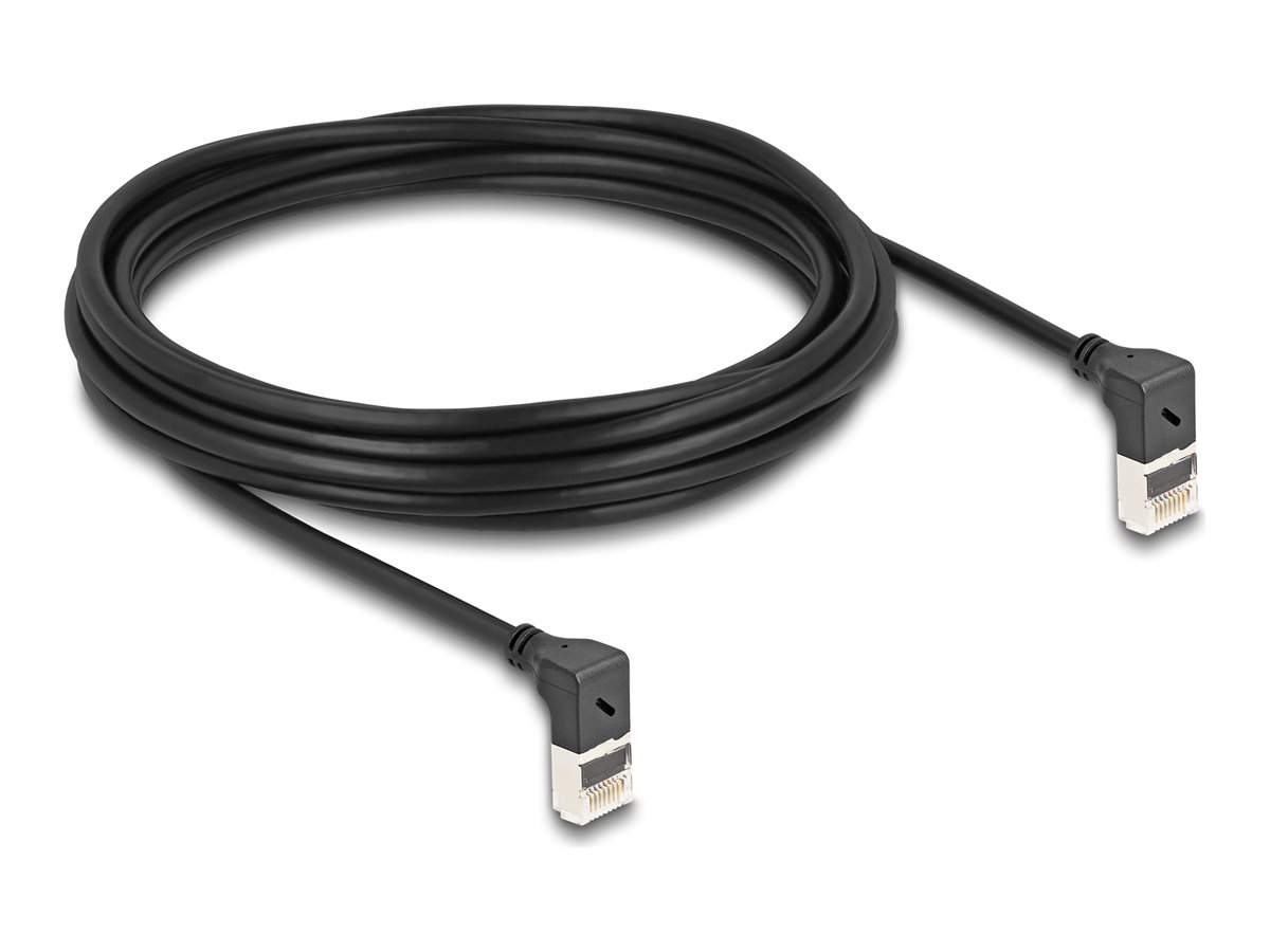 DeLOCK CAT 6a S/FTP 5m Patchkabel Sort