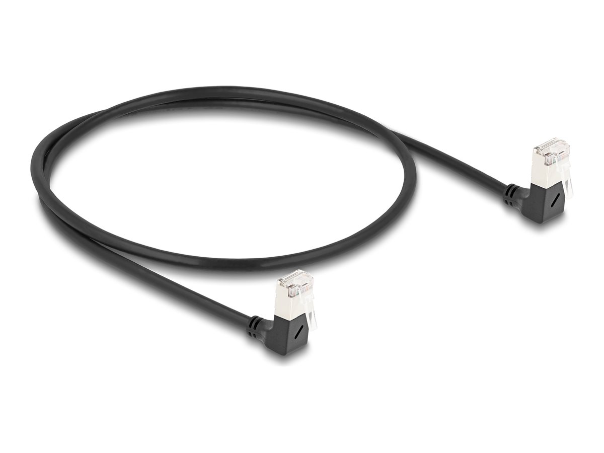 DeLOCK CAT 6a S/FTP 50cm Patchkabel Sort