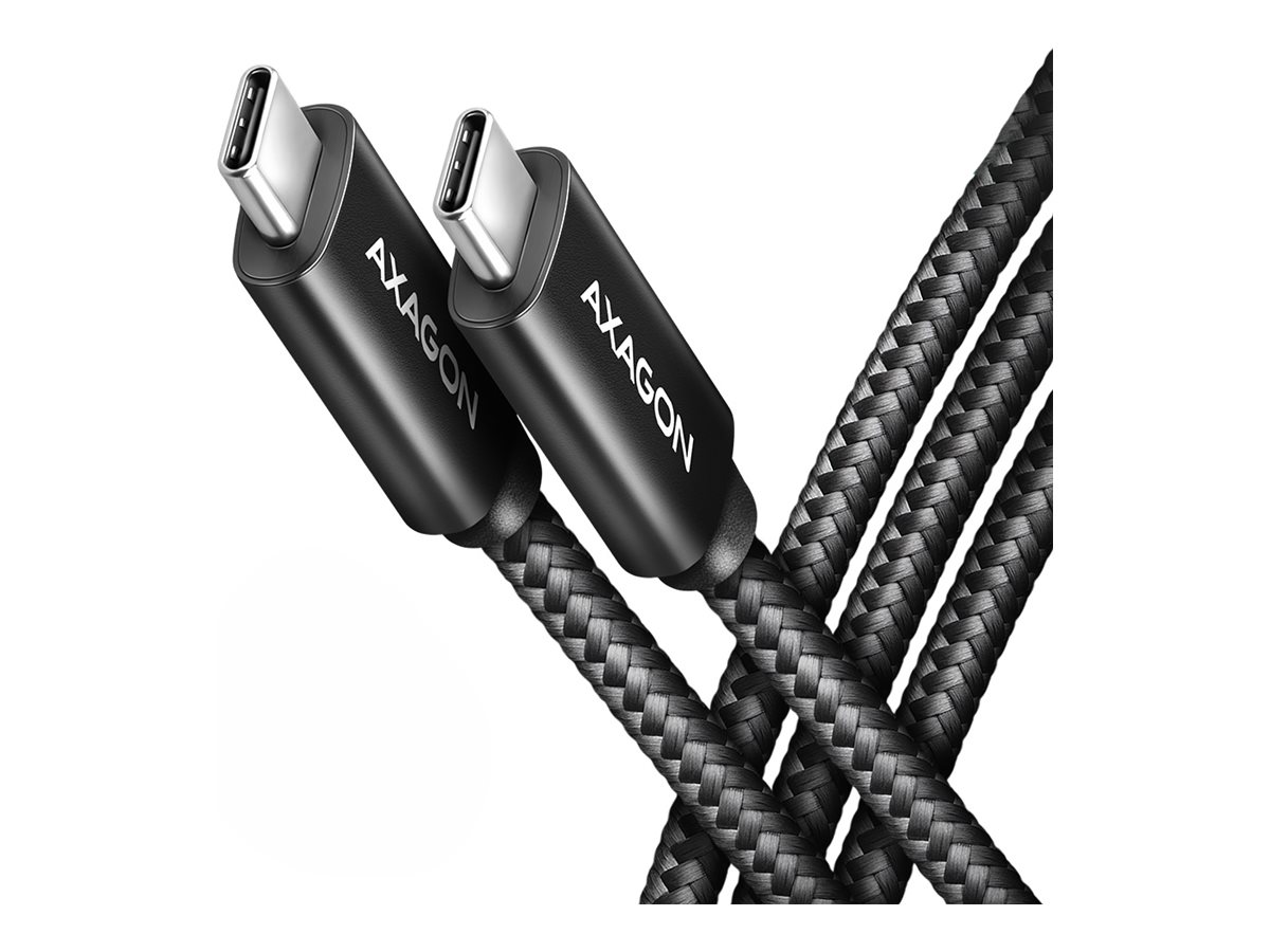 AXAGON BUCM2-CM25AB USB Type-C kabel 2.5m Sort
