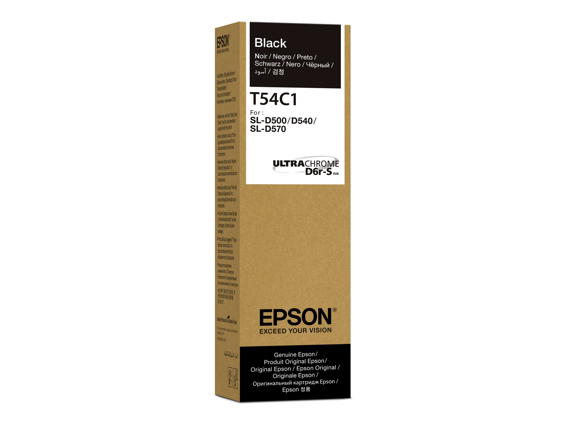 Epson T54C Sort Blækrefill