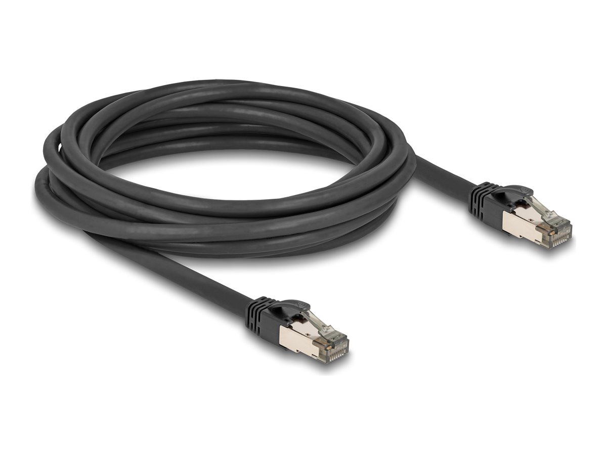 DeLOCK CAT 6a U/FTP 5m Patchkabel Sort