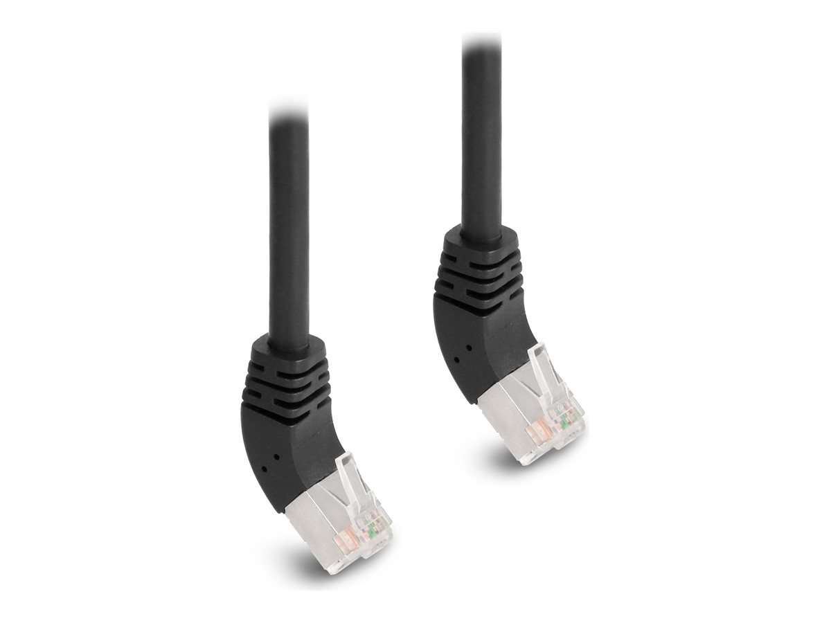 DeLOCK CAT 6a S/FTP 1m Patchkabel Sort