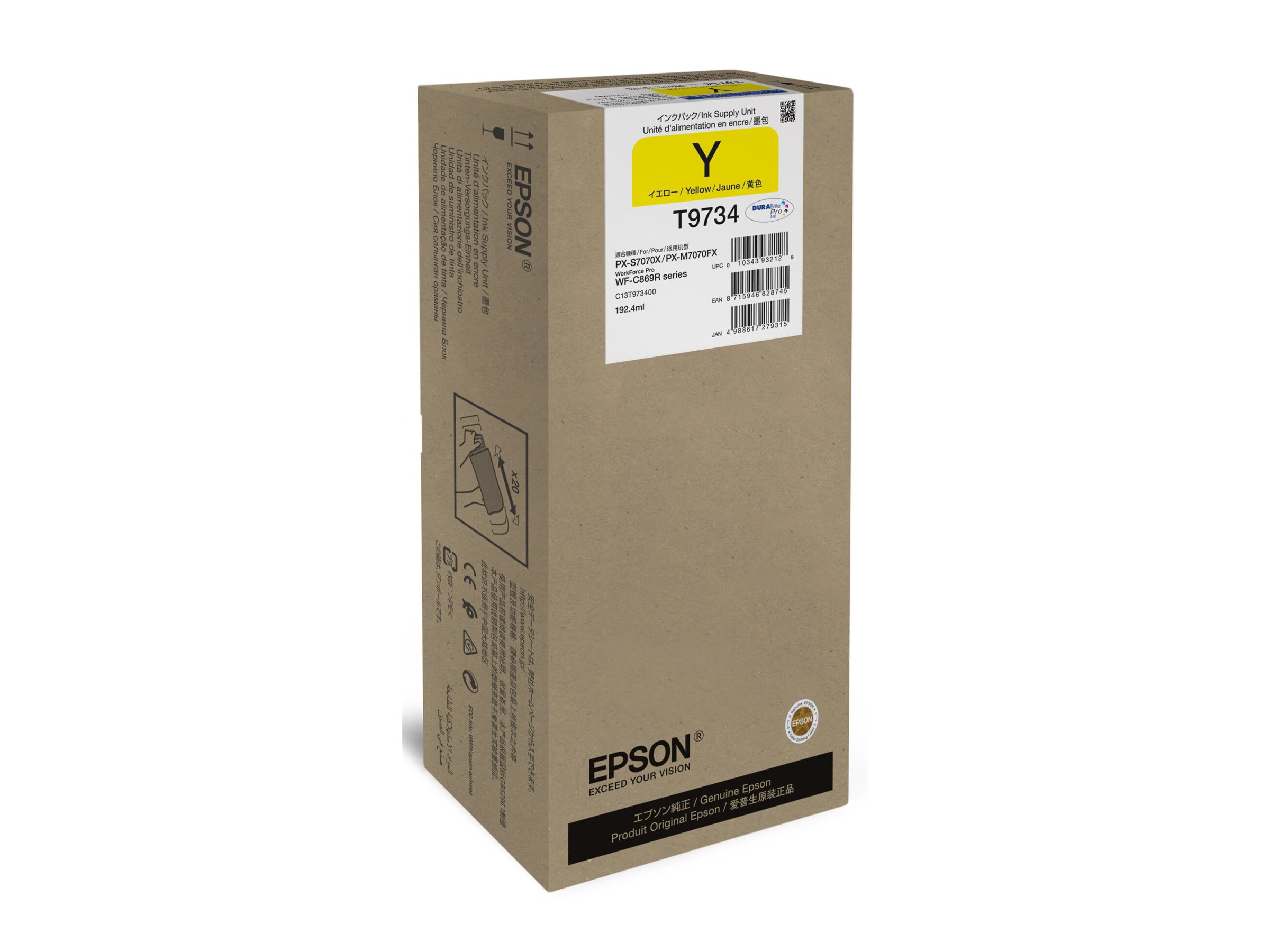 Epson T9734 Gul Blækpakke