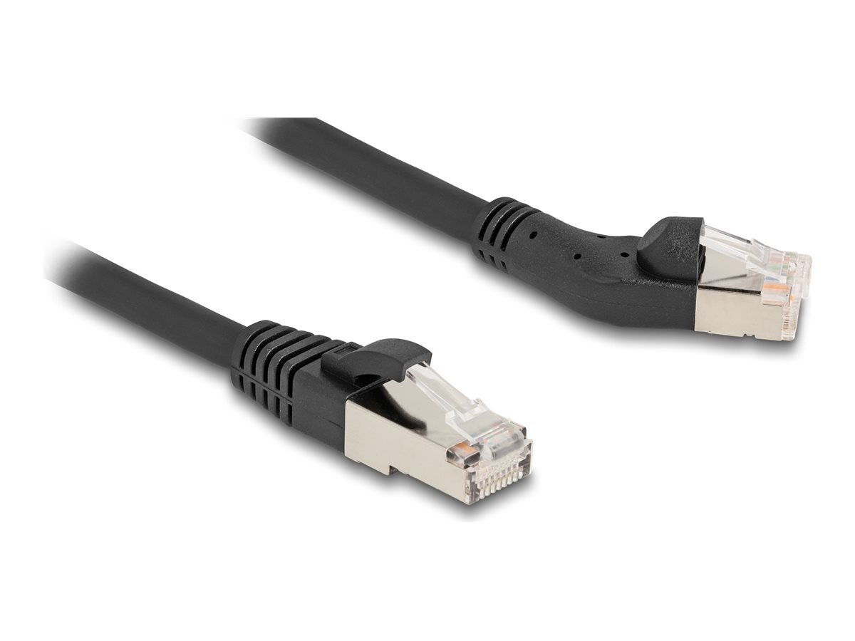 DeLOCK CAT 6a S/FTP 3m Patchkabel Sort