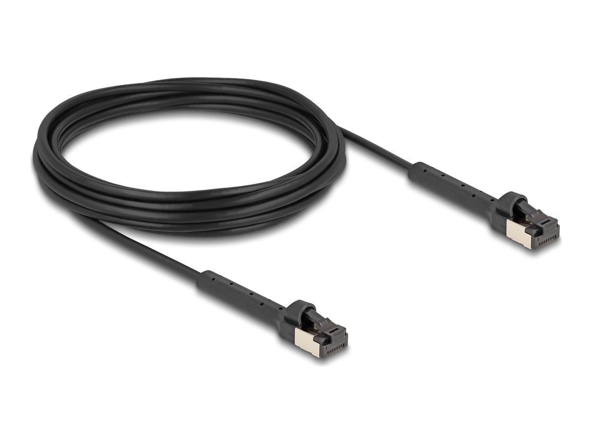DeLOCK CAT 6a U/FTP 5m Patchkabel Sort