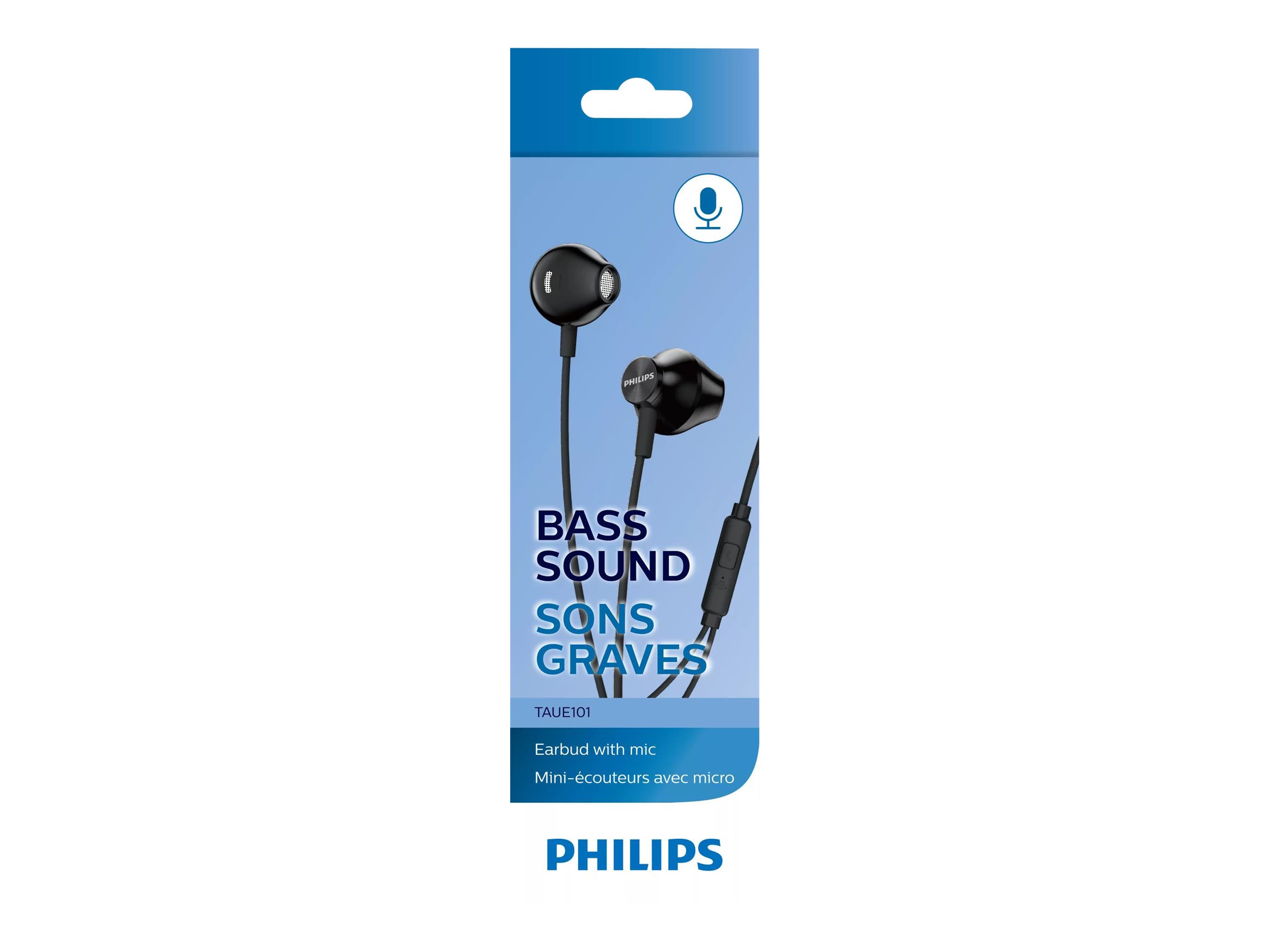 Philips TAUE101BK Kablet Øreproptelefoner Sort