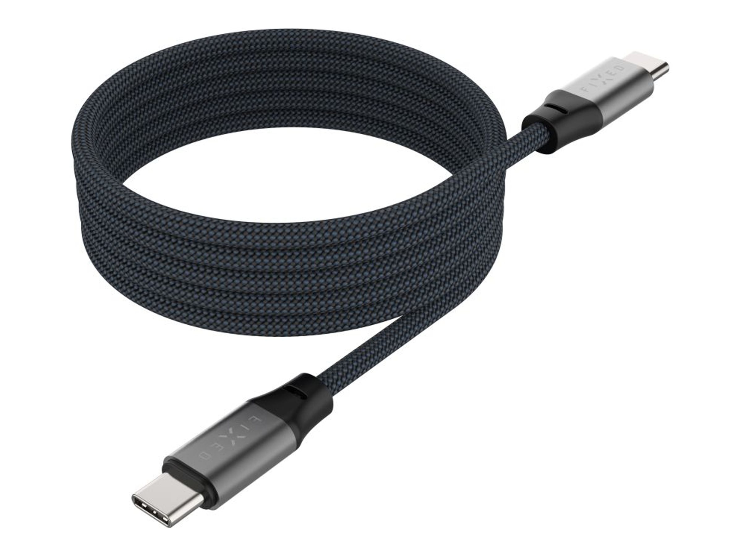 FIXED USB 2.0 USB Type-C kabel 1.2m Grå