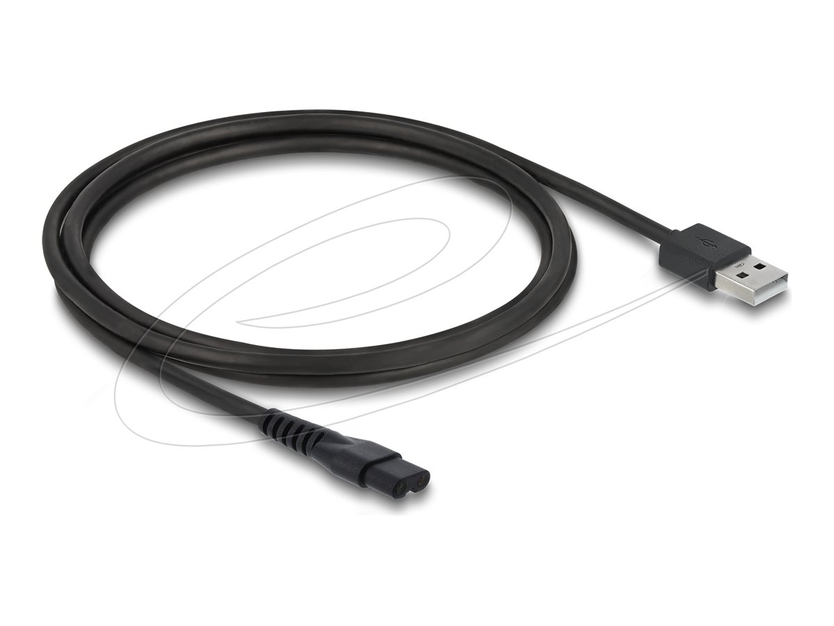 Delock Strømkabel 1.2m Sort
