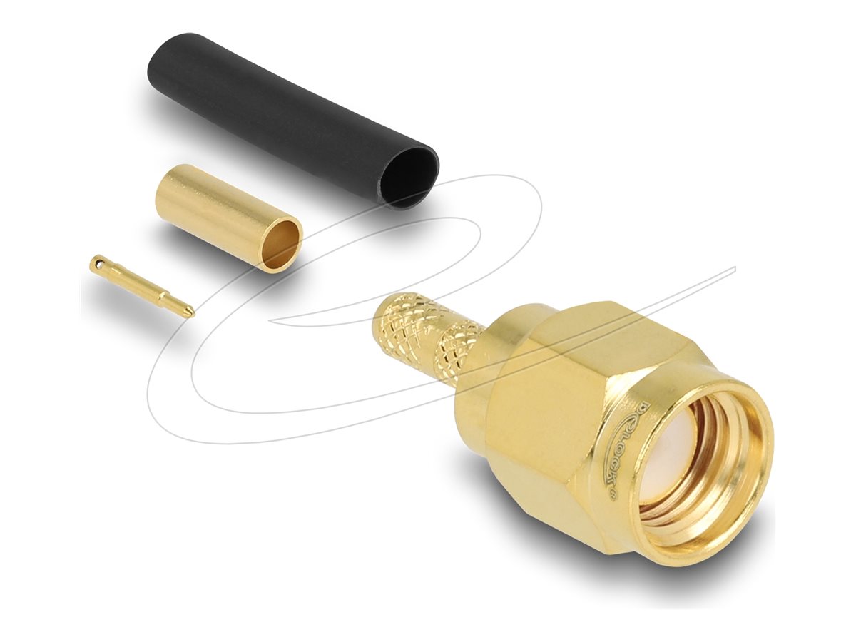 Delock - Antenne-konnektor - SMA (han) false - RG-174/RG-316