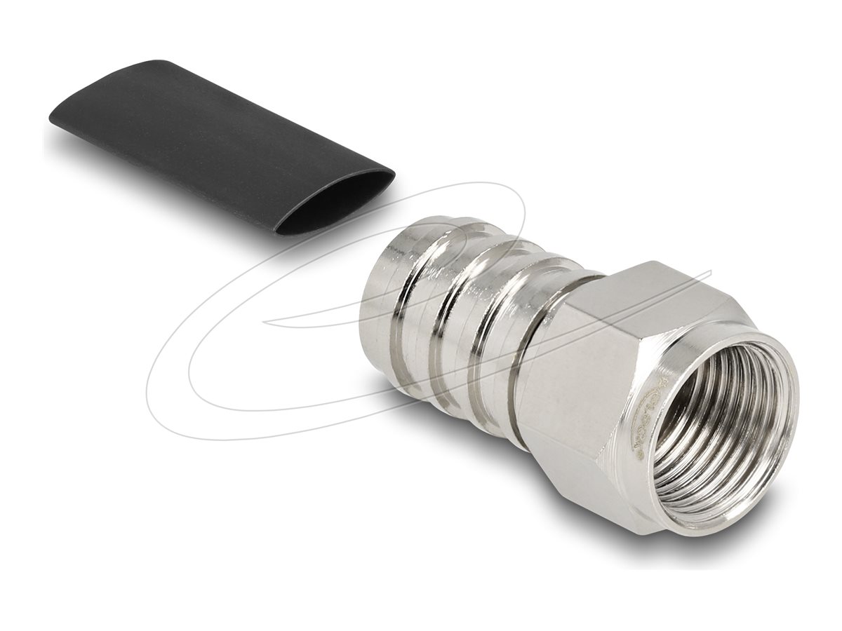 Delock - Antenne-konnektor - F-stik (han) false - RG-59