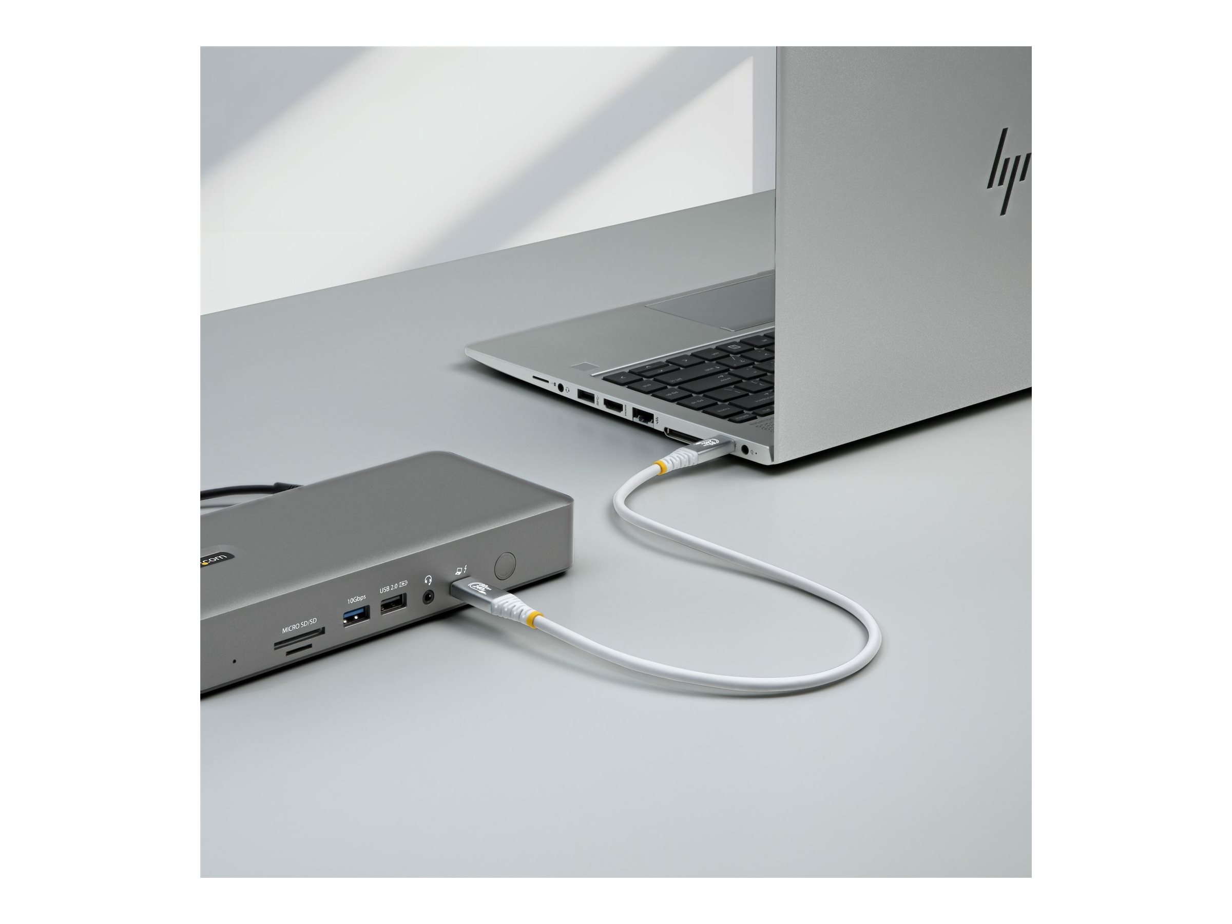 StarTech.com USB4 / Thunderbolt / DisplayPort 2.1 USB Type-C kabel Hvid
