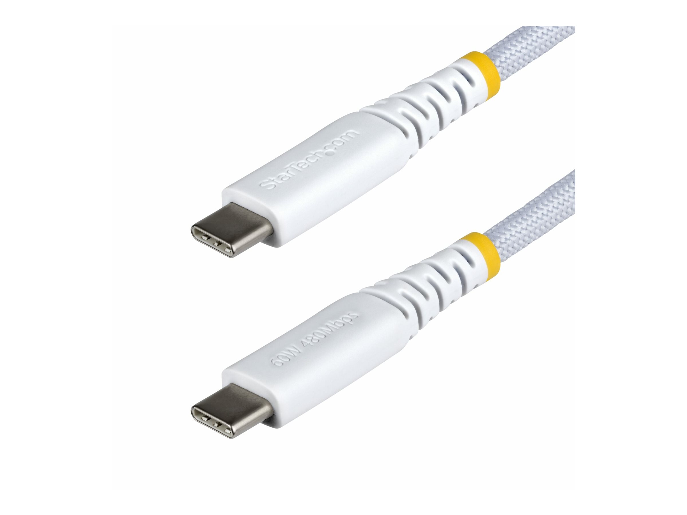 StarTech.com USB2CC2MNCBRWH USB-C to USB-C 2m Hvid
