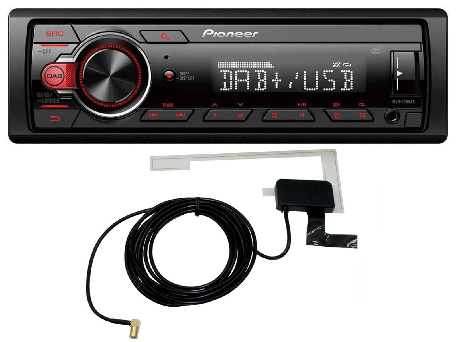 [AI generated title] Pioneer Bilradio Dab Bluetooth Usb