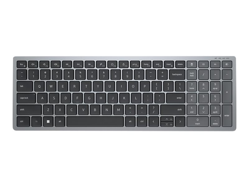 DELL Compact Multi-Device Wireless Keyboard - KB740 - Pan-Nordic QWERTY