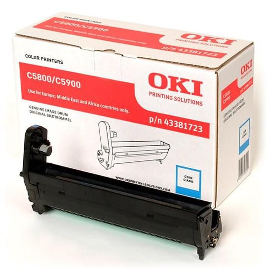 OKI Cyan Image Drum for C5800/C5900