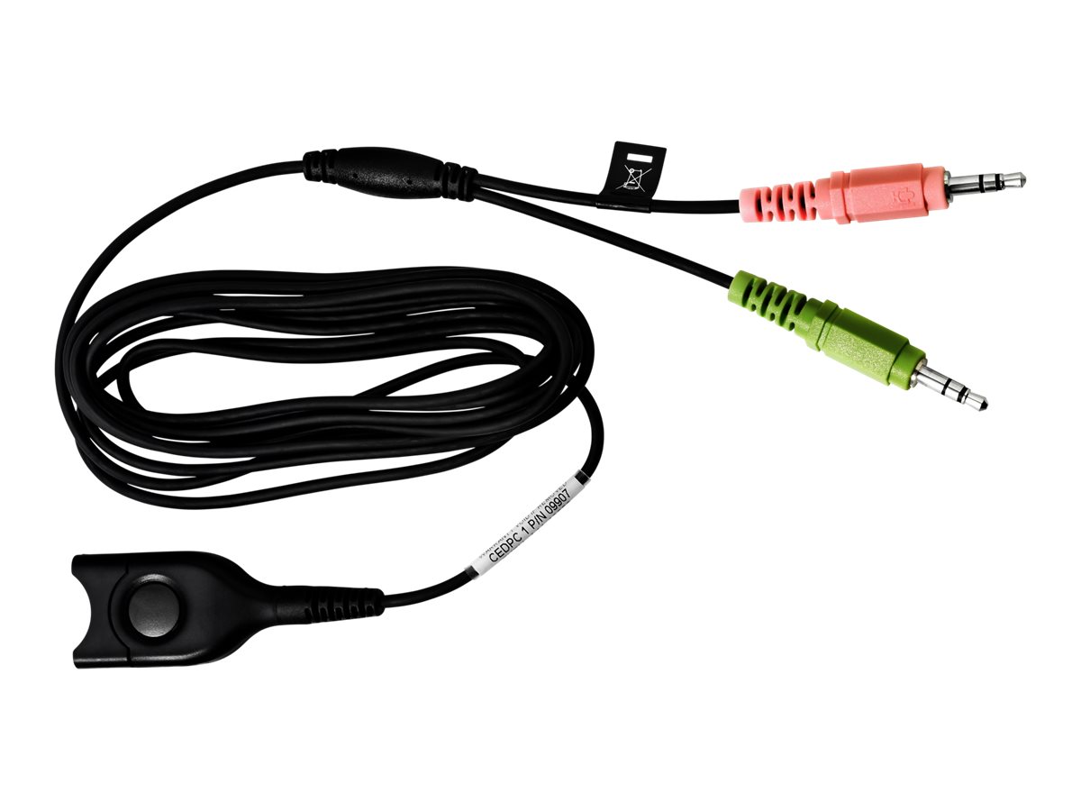 EPOS CEDPC 1 Standard bottom cable, ED to dual 3.5mm