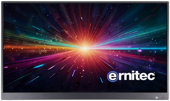 Ernitec 22" 24/7 Full-HD PoE Surveillance monitor. 2x HDMI 2.0, 1x VGA Port,1x RJ45 (PoE IN) , 2x Speakers